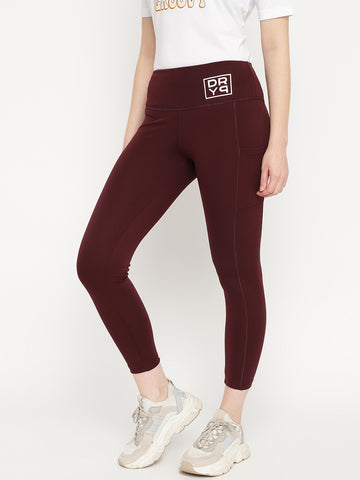 Women Legging Dark Purple