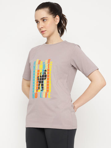 Women T-Shirt Grey