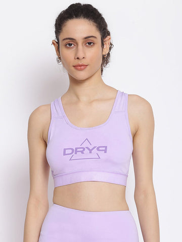 Women Sports Bra Violet - DRYP Evolut