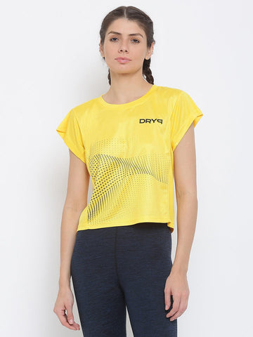 Women Box Top Yellow - DRYP Evolut