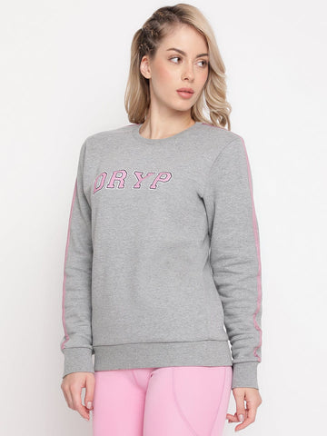 Women Sweatshirt Light Grey