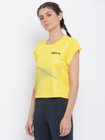 Women Box Top Yellow - DRYP Evolut
