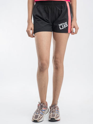 Women Black Regular Fit Shorts - DRYP Evolut