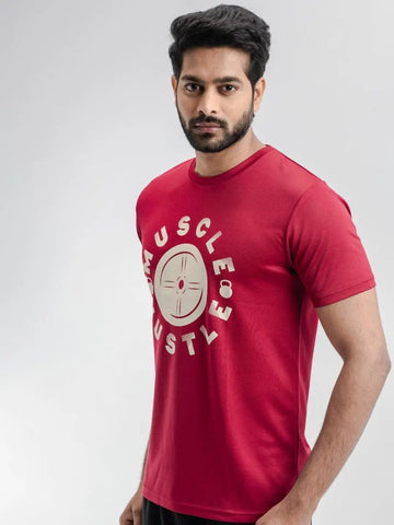 Men Muscle Hustle Tee DRYP Evolut