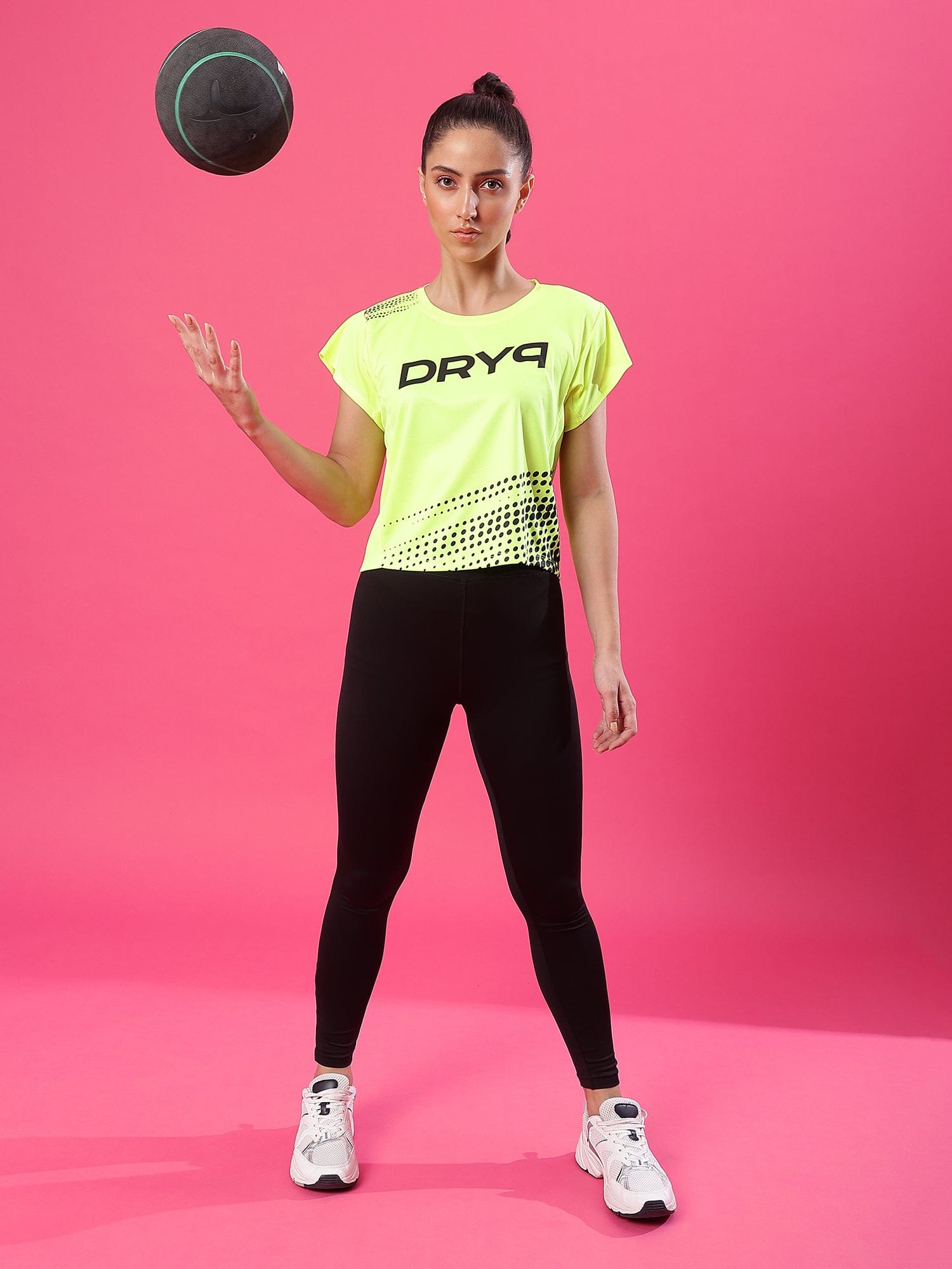 women with DRYP athleisure tank top and tights